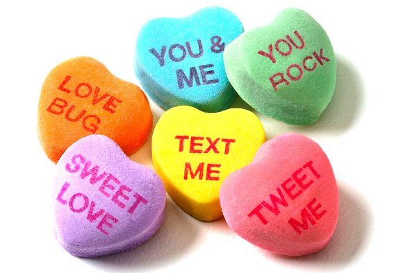 candy hearts valentine